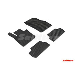 Car rubber floor mats black SEINTEX *STK* MINI COOPER (3d.)(2013-...)