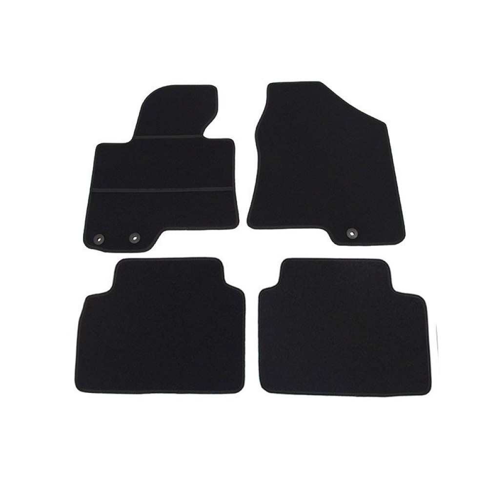 Car textile mats black KIA SPORTAGE (2010-2015) ELEGANT
