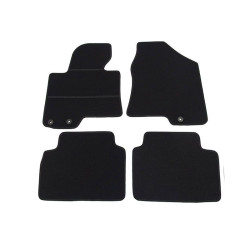 Car textile mats black KIA SPORTAGE (2010-2015) ELEGANT