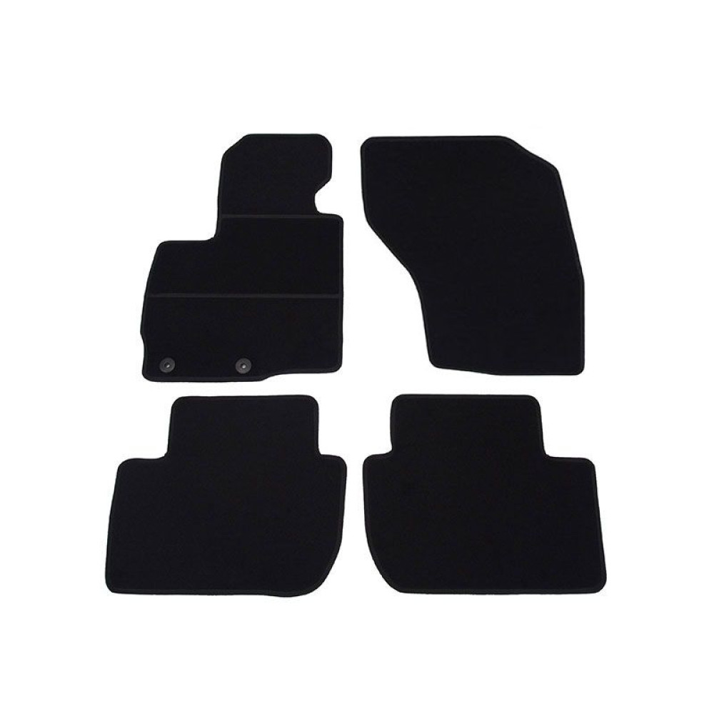 Car textile mats black CITROEN C-CROSSER (5 s.) (2007-2013) ECONOMIC (CR)