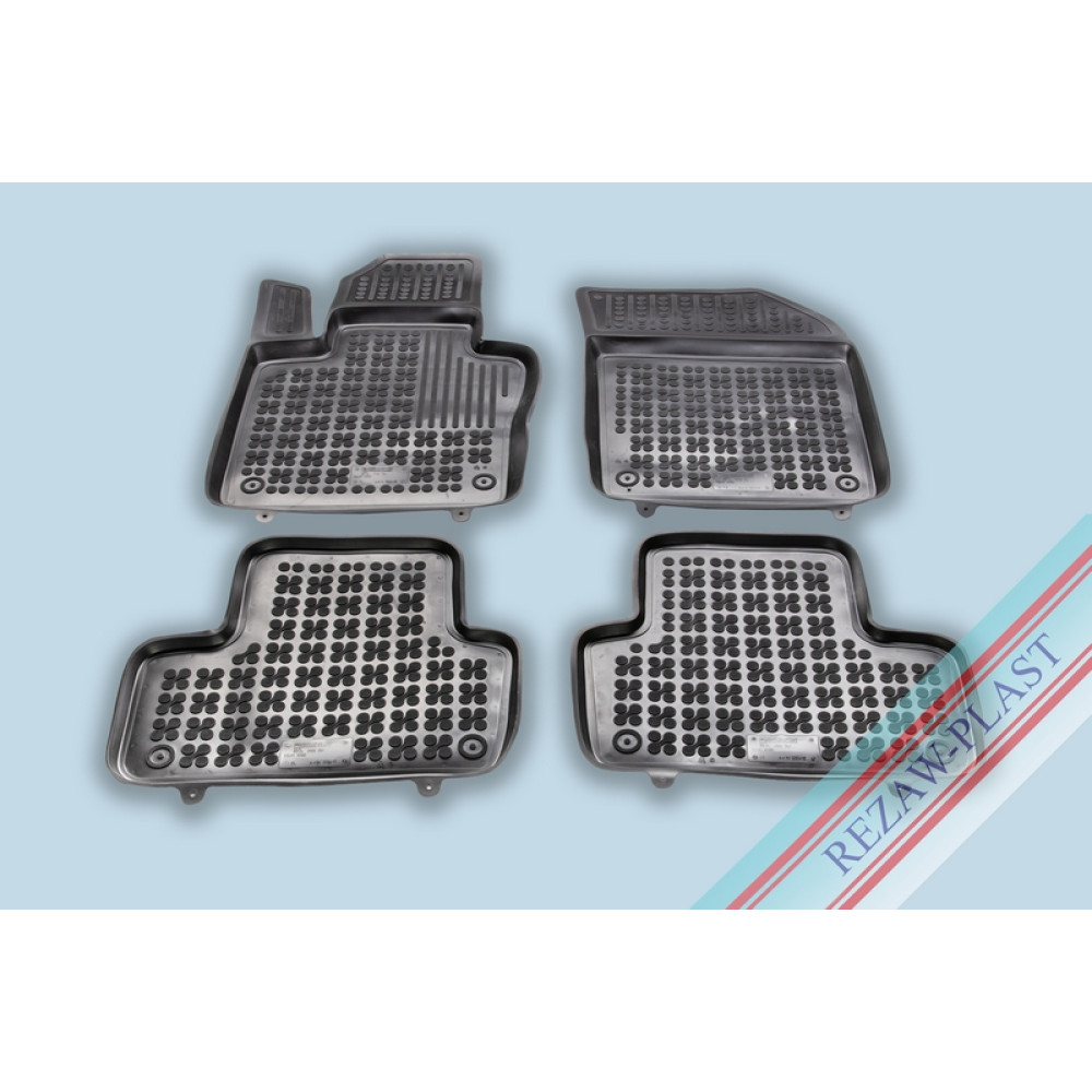 Car rubber floor mats black VOLVO XC60 II (2017-...) 200415