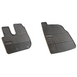 Car rubber floor mats black RENAULT PREMIUM (1997-...) NEGRO