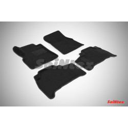 Car textile mats black 3D SEINTEX TOYOTA LAND CRUISER 200 (2007-2012)