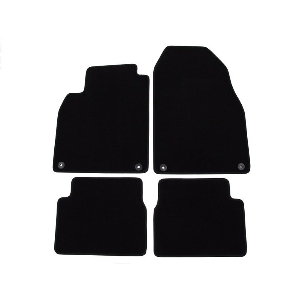 Car textile mats black SAAB 9-3 (2003-2011) LUXE