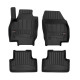 Car rubber floor mats black VW T-CROSS (2019-...) 3D FROGUM