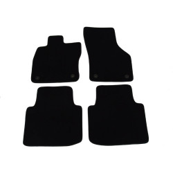 Alfombrillas textiles negras para coche SKODA SUPERB III (2015-...) LUXE