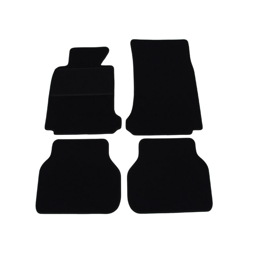 Car textile mats black BMW 5 E39 (1995-2003) ELEGANT