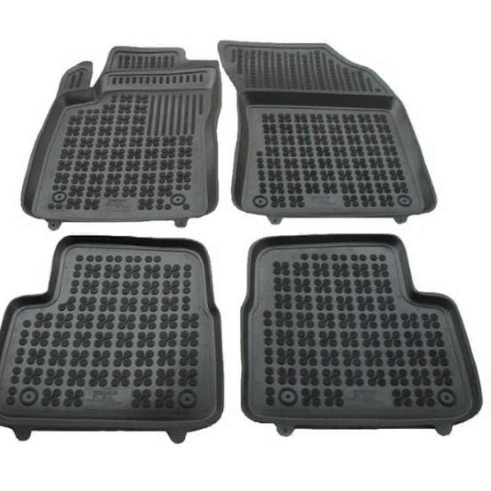 Car rubber floor mats black CITROEN C3 III (2016-...) 201230