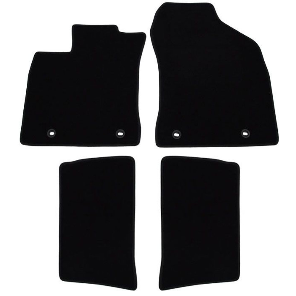 Car textile mats black LEXUS CT (2011-...) LUXE