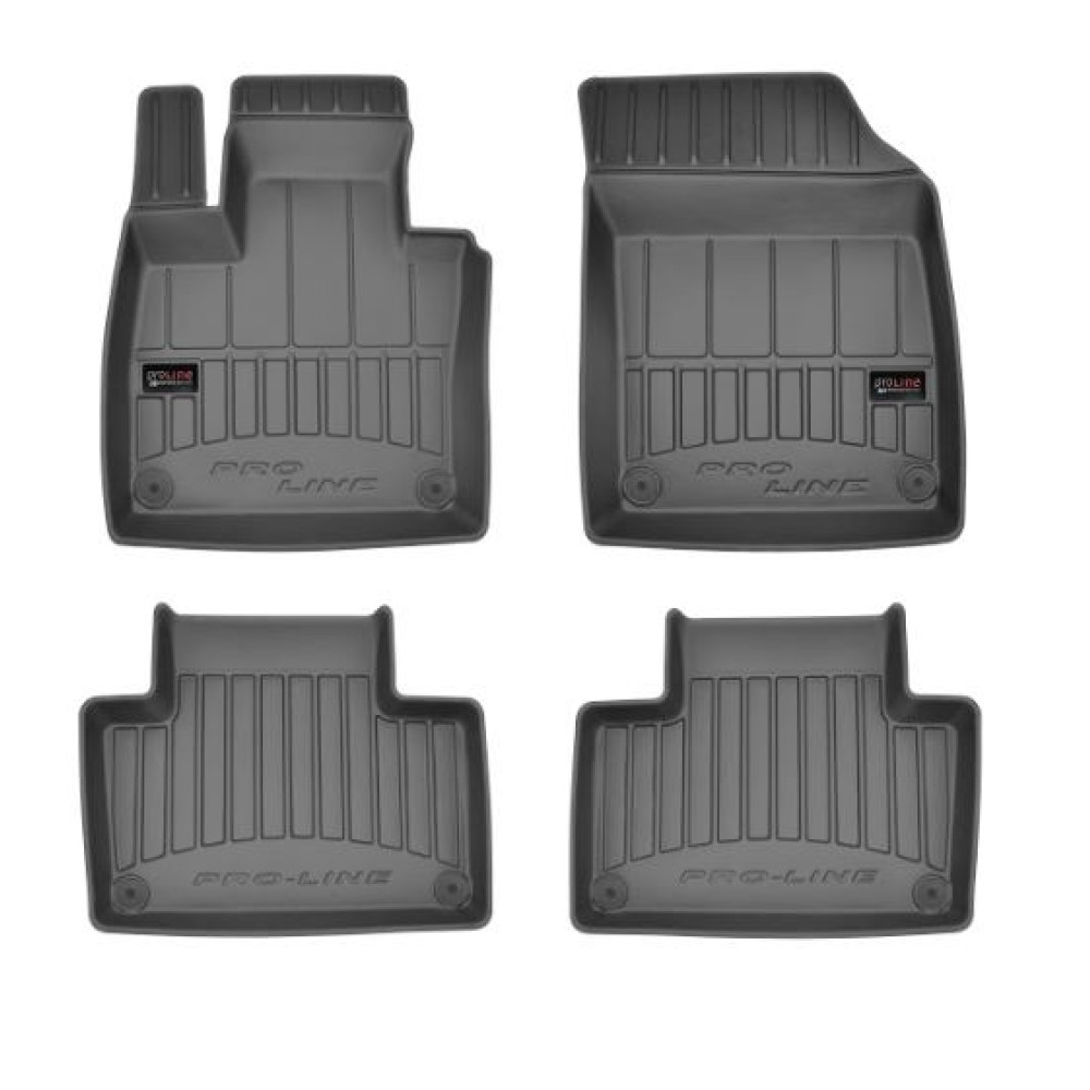 Car rubber floor mats black VOLVO XC90 II (2015-...) 3D FROGUM
