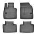 Car rubber floor mats black VOLVO XC90 II (2015-...) 3D FROGUM