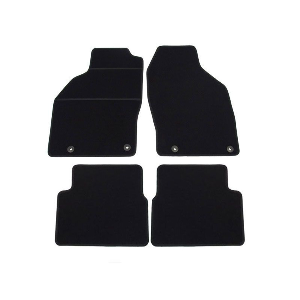 Car textile mats black SAAB 9-3 (1998-2003) ELEGANT