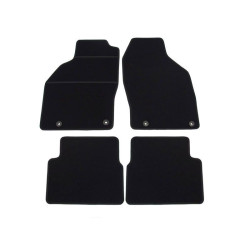Alfombrillas textiles negras para coche SAAB 9-3 (1998-2003) ELEGANT