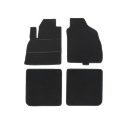 Alfombrillas textiles negras para coche FIAT PANDA II (2003-2012) ECONÓMICAS