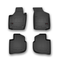 Car rubber floor mats black SEAT TOLEDO (2013-...) 3D FROGUM