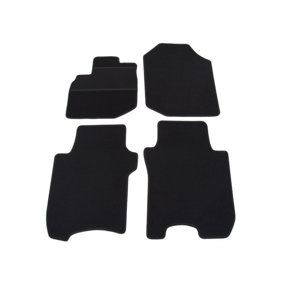 Car textile mats black HONDA JAZZ II (2008-2014) ECONOMIC