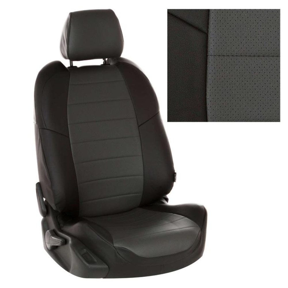 Car seat covers *ARIGON ECO-LEATHER STRIPE* CITROEN JUMPY II (8s.)(2007-2016)