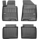 Car rubber floor mats black HYUNDAI i40 (2011-...) 3D FROGUM