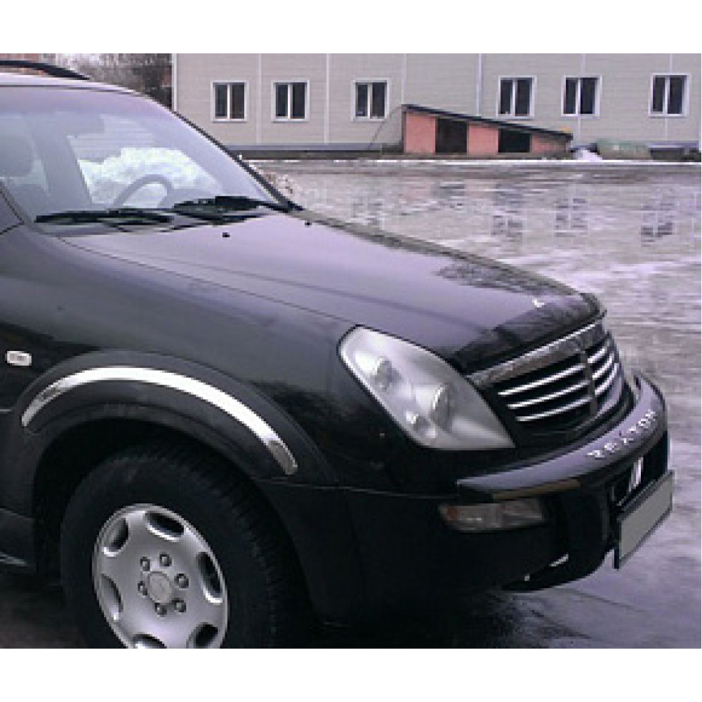 Hood deflector black SSANGYONG REXTON (2001-2006) SIM