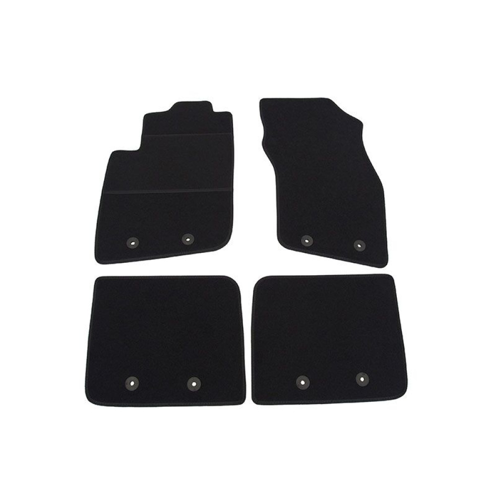 Car textile mats black VOLVO V40 (1995-2004) ELEGANT