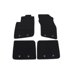 Alfombrillas textiles negras para coche VOLVO V40 (1995-2004) ELEGANT