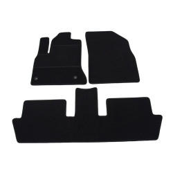 Alfombrillas textiles negras para coche CITROEN C4 Picasso (5s) (2006-2013) ELEGANT