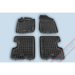 Car rubber floor mats black DACIA DUSTER (2014-...) 203408