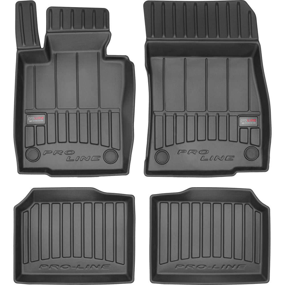 Car rubber floor mats black MINI COUNTRYMAN (2010-2016) 3D FROGUM