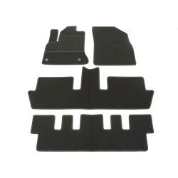 Alfombrillas textiles negras para coche CITROEN C4 Picasso (7v) (2006-2013) ECONÓMICAS