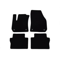 Alfombrillas textiles negras para coche OPEL ZAFIRA B (5s.) (2005-2012) LUXE