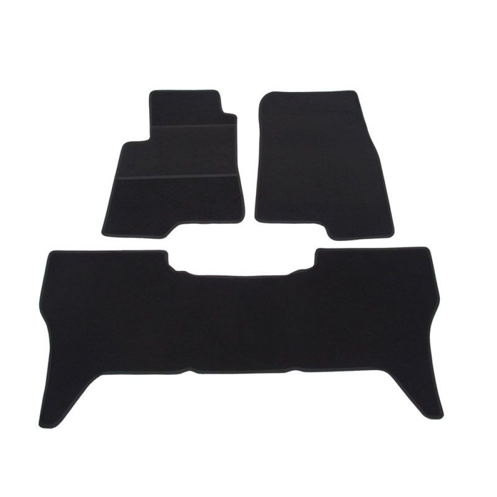 Car textile mats black MITSUBISHI PAJERO III (5s.) (1999-2006) ELEGANT