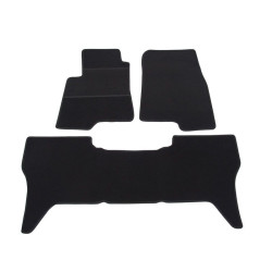 Alfombrillas textiles negras para coche MITSUBISHI PAJERO III (5s.) (1999-2006) ELEGANT