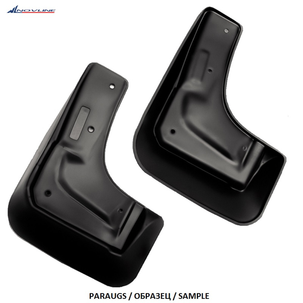 Car mud flaps front and rear VOLKSWAGEN POLO (2009-...) NOVLINE
