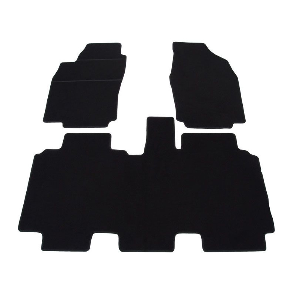 Car textile mats black TOYOTA PREVIA (5s.) (2000-2006) ELEGANT