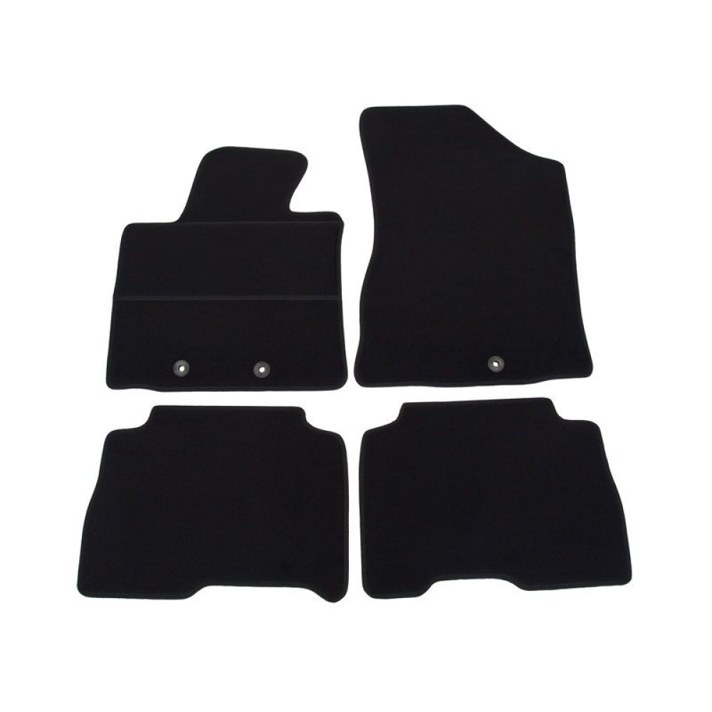 Car textile mats black KIA SORENTO (2012-2014) ELEGANT