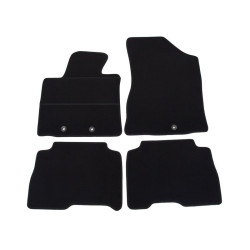 Car textile mats black KIA SORENTO (2012-2014) ELEGANT
