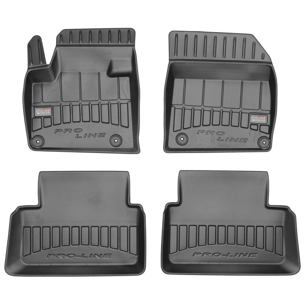 Car rubber floor mats black CITROEN C5 II (2008-...) 3D FROGUM