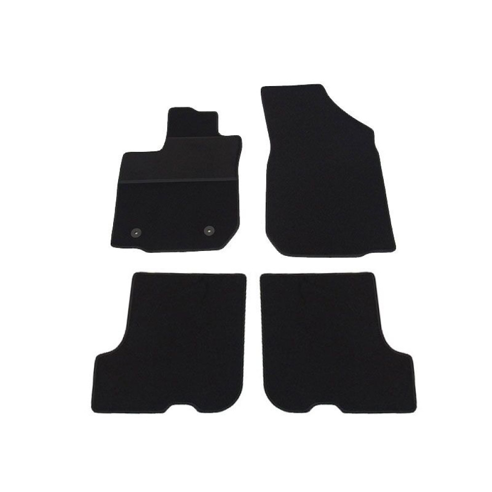 Car textile mats black DACIA SANDERO (2012-...) ELEGANT
