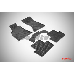 Alfombrillas de goma negras SEINTEX *STK* para AUDI A5 Sportback (2009-2017)