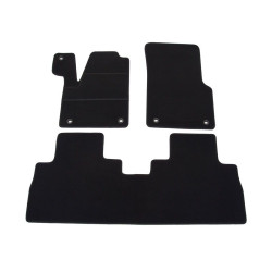 Alfombrillas textiles negras para coche RENAULT ESPACE III (5s.)(1997-2002) ELEGANT