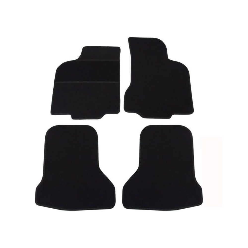Car textile mats black VOLKSWAGEN CADDY (5s.) (1995-2004) ELEGANT