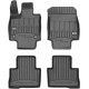 Car rubber floor mats black TOYOTA RAV4 Automat. (2019-...) 3D FROGUM