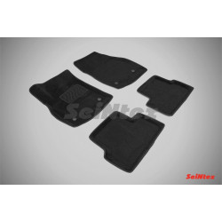 Alfombrillas textiles para coche negras 3D SEINTEX OPEL ASTRA J (2009-2015)
