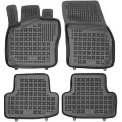 Car rubber floor mats black SKODA KAROQ (2017-...) 200214