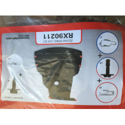 Under engine cover set of fixators BMW 3 E46 (1998-2005) RX90211