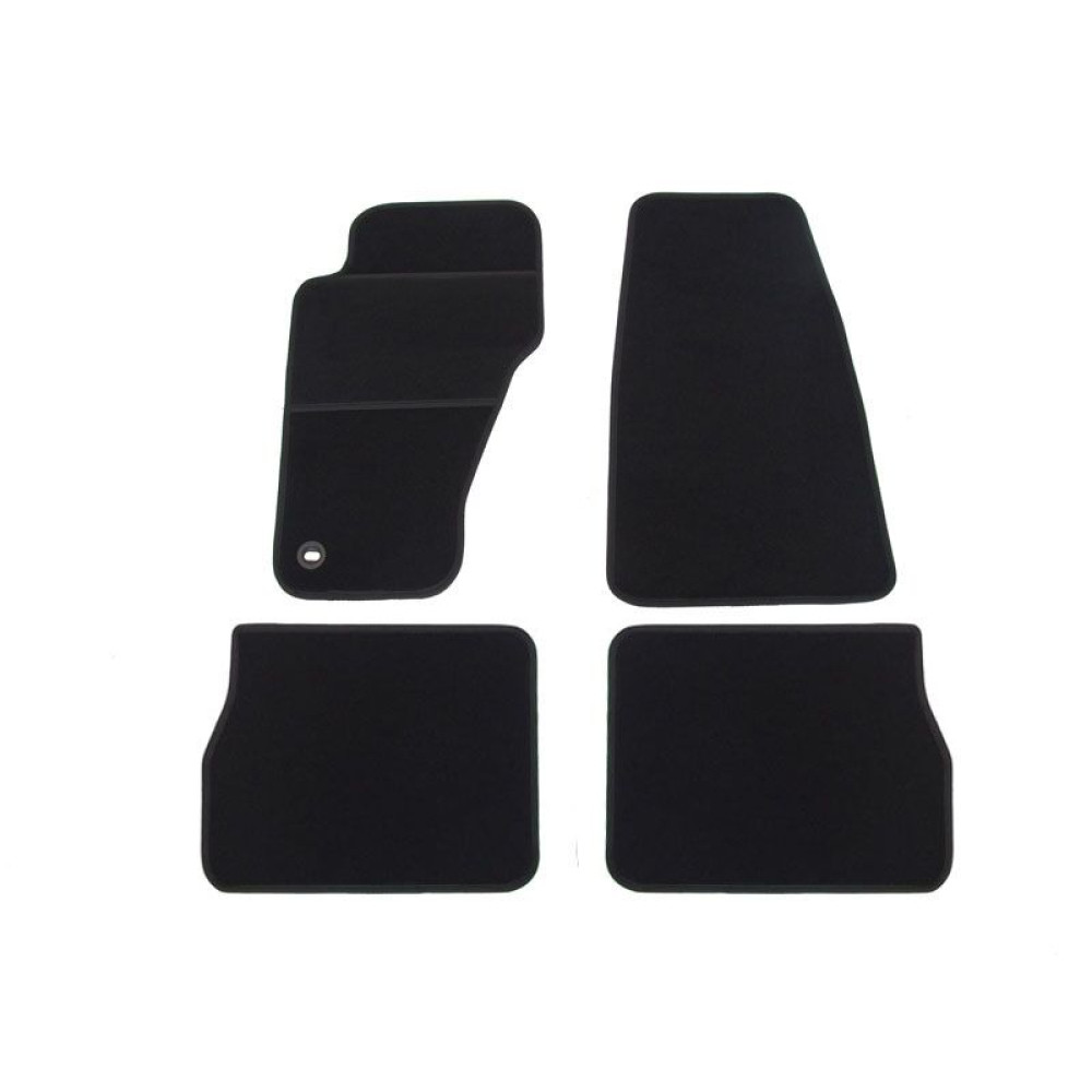 Car textile mats black JEEP GRAND CHEROKEE (1999-2004) ELEGANT