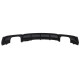Rear bumper diffuser double BMW 3 F30/F31 Black Gloss (2012-2018)