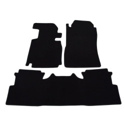 Alfombrillas textiles negras para coche MB Clase CL C215 (2000-2007) LUXUS