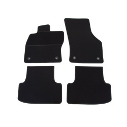 Car textile mats black VW GOLF VII (2012-...) ELEGANT