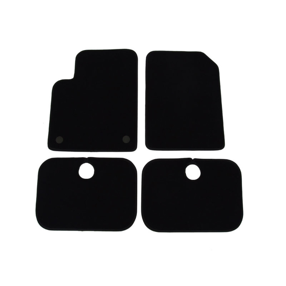 Car textile mats black FIAT FREEMONT (2011-...) LUXUS